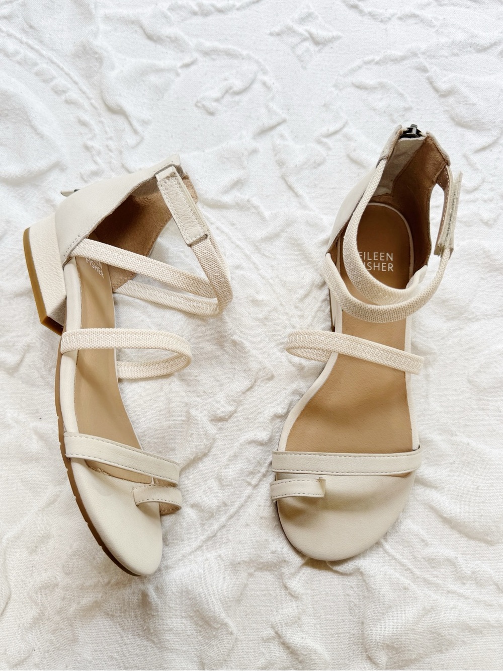 Eileen Fisher Emily Zip Sandal
Size 6.5 New